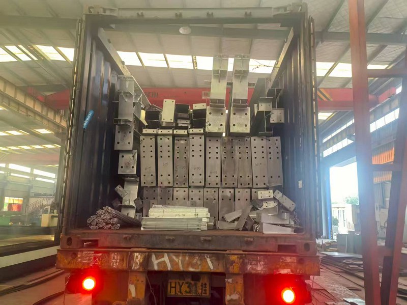 Přizpůsobená ocelová konstrukce galvanizovaná rostlina dodávaná na Falklandské ostrovy